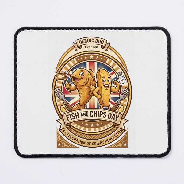 Item preview, Fish and Chip Day designed and sold by  ViralVisionsCreating .