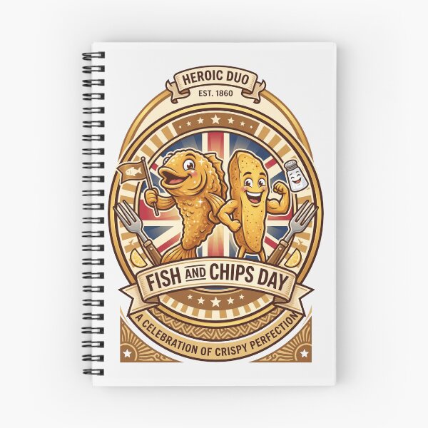 Item preview, Fish and Chip Day designed and sold by  ViralVisionsCreating .