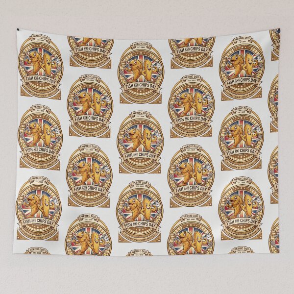 Item preview, Fish and Chip Day designed and sold by  ViralVisionsCreating .