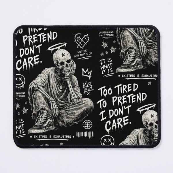 Item preview, Existing Is Exhausting Skeleton Design designed and sold by bb-nostalgia.