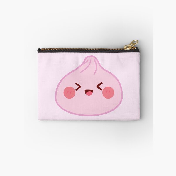 Item preview, Pink squishy Dumpling – Cute Kawaii Food Character Design designed and sold by EmeraldeaArt.