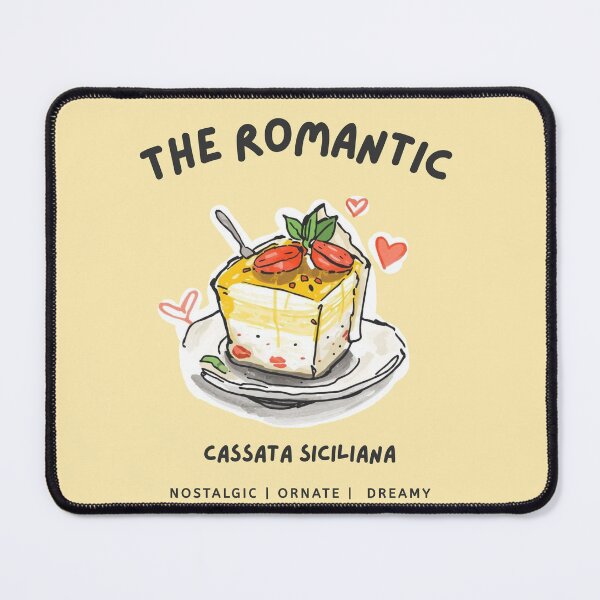 Item preview, The Romantic – Cassata Siciliana | Whimsical Dessert Illustration designed and sold by A little more Whirl.