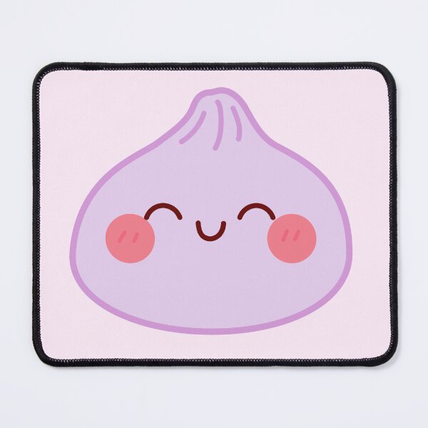 Item preview, Purple squishy Dumpling – Cute Kawaii Food Character Design designed and sold by EmeraldeaArt.