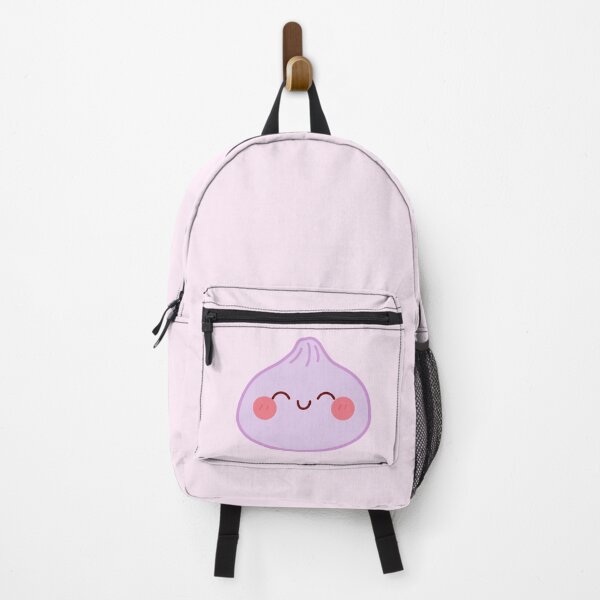 Item preview, Purple squishy Dumpling – Cute Kawaii Food Character Design designed and sold by EmeraldeaArt.