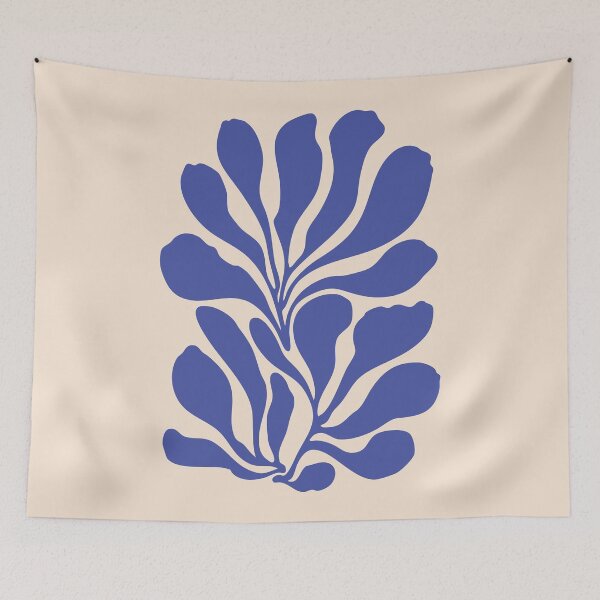 Item preview, Blue Abstract Botanical designed and sold by NicoleYoungStudio.