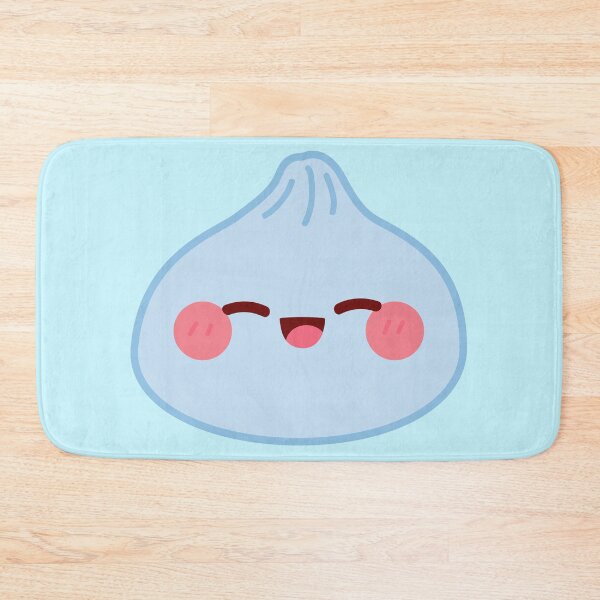 Item preview, Blue squishy Dumpling – Cute Kawaii Food Character Design designed and sold by EmeraldeaArt.