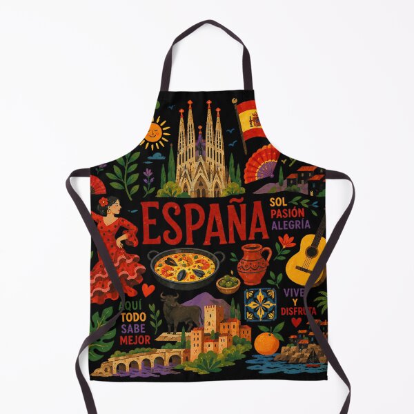 Item preview, Spain Travel Collage Illustration | Wander Postcards Collection designed and sold by Islabonita..