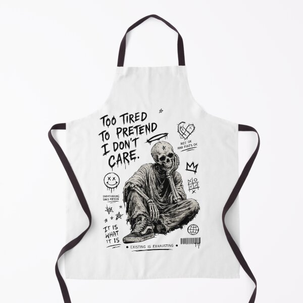 Item preview, Too Tired To Pretend Skeleton Graphic designed and sold by bb-nostalgia.