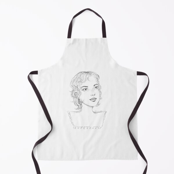 Item preview, Retro style woman portrait designed and sold by Mermaso Art.