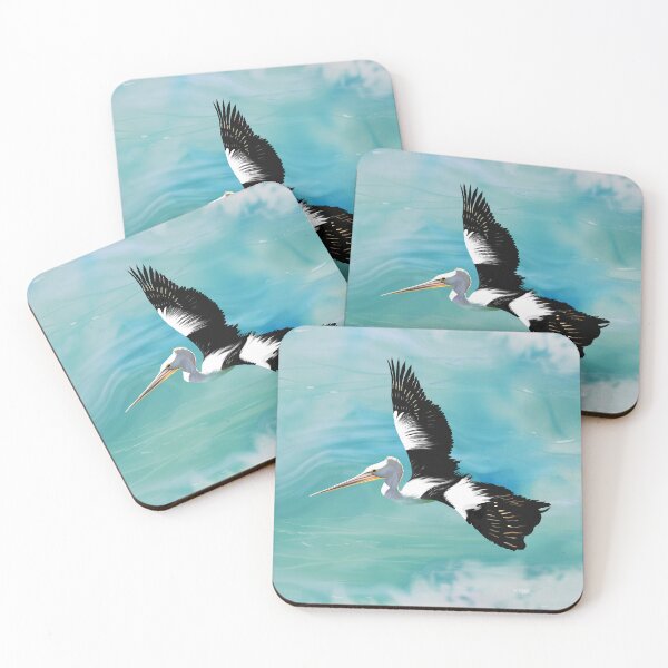 Item preview, Australian Pelican in Flight designed and sold by Karin Taylor.