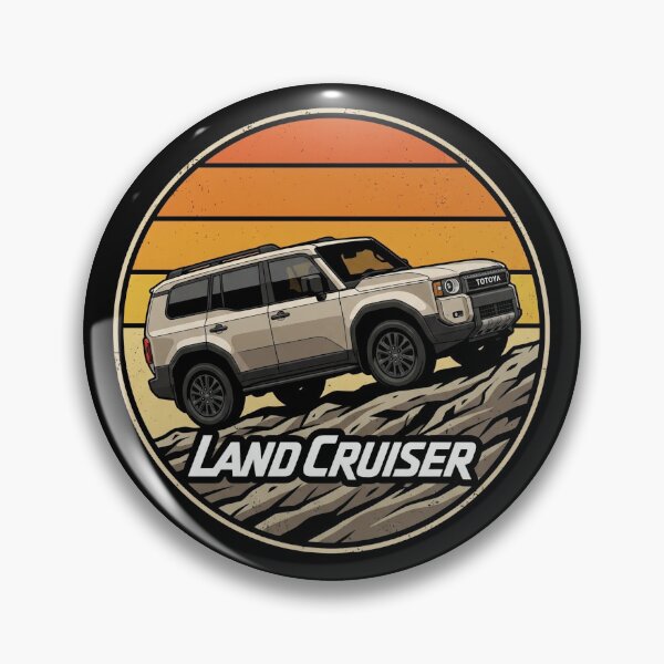 Item preview, Land Cruiser 250 Retro Sunset Off Road 4x4 designed and sold by Off-Road-Zone.