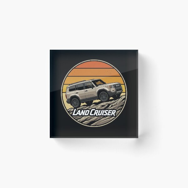 Artikelvorschau, Land Cruiser 250 Retro Sunset Off Road 4x4 entworfen und verkauft von Off-Road-Zone.