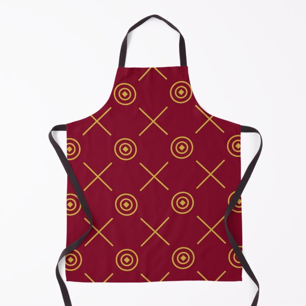 Item preview, Luxury Geometric Circle and Cross Seamless Pattern in Gold on Deep Red Background designed and sold by Longsilp.