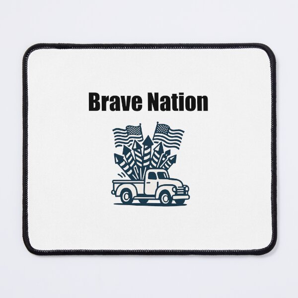Item preview, Brave Nation American Courage Patriotic Spirit designed and sold by Dreamsartistry.