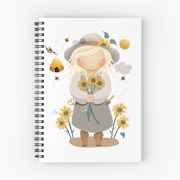 Item preview, Sunshine and Sunflowers Whimsical Garden Girl designed and sold by Karin Taylor.