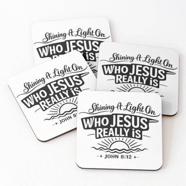 Item preview, Shining A Light On Who Jesus Really is John 8:12,Christian gift designed and sold by CloudyPress.