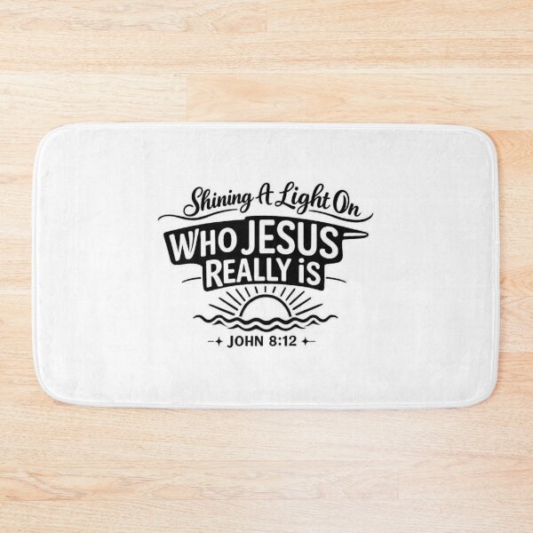 Item preview, Shining A Light On Who Jesus Really is John 8:12,Christian gift designed and sold by CloudyPress.