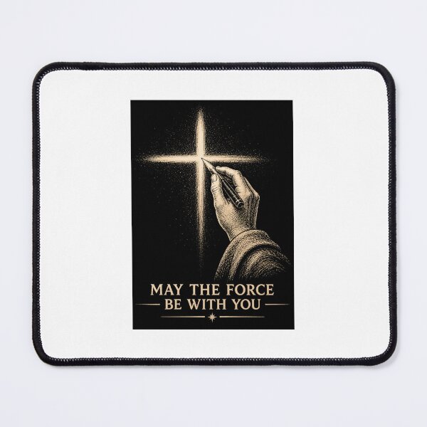 Item preview, Hand drawing a cross: May the Force be with You designed and sold by NitaKing.