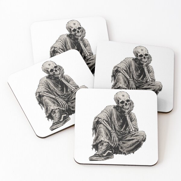 Item preview, Overthinking Forever Gothic Skeleton Art designed and sold by bb-nostalgia.