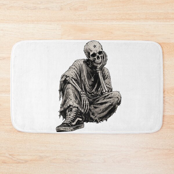Item preview, Overthinking Forever Gothic Skeleton Art designed and sold by bb-nostalgia.