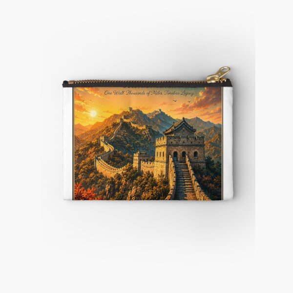Item preview, Great Wall of China Retro Anime Travel Poster designed and sold by ElartedeNoel.