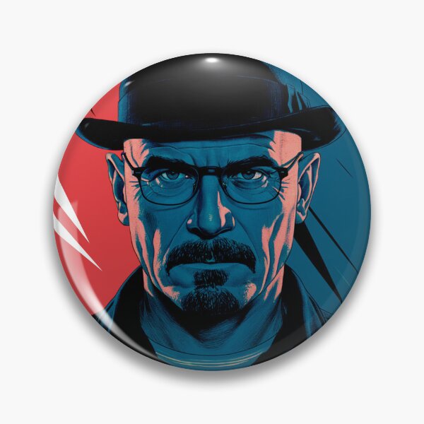 Item preview, ⚠ Heisenberg Breaking Bad Iconic Crime Series Artwork designed and sold by StickerAndLove.