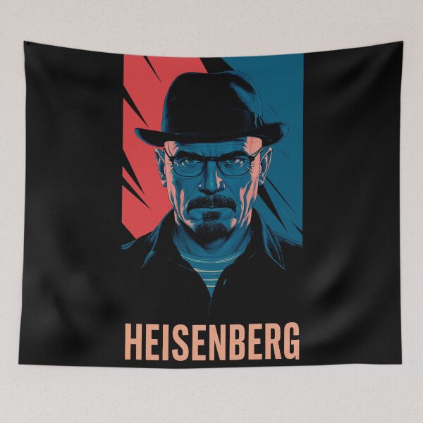 Item preview, ⚠ Heisenberg Breaking Bad Iconic Crime Series Artwork designed and sold by StickerAndLove.