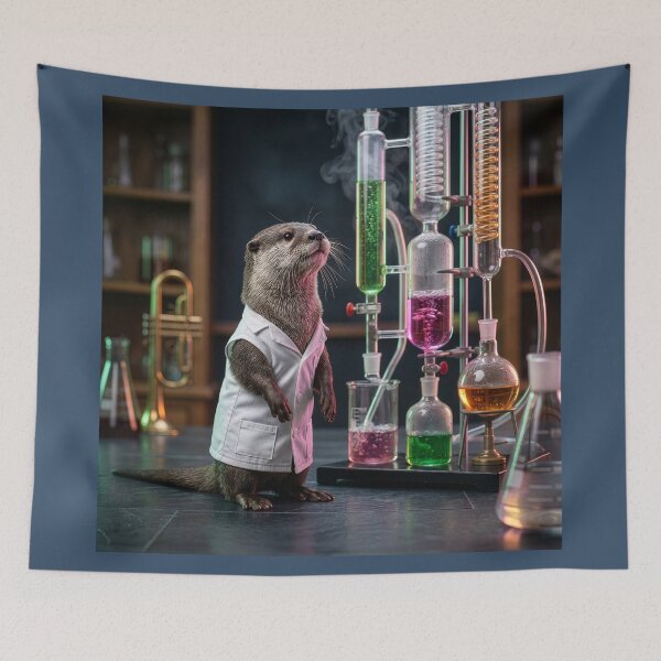 Item preview, Trumpet Playing Otter Does Chemistry Stuff designed and sold by Tridentulus.