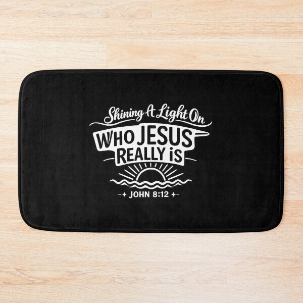 Item preview, Shining A Light On Who Jesus Really is John 8:12,Christian gift designed and sold by CloudyPress.