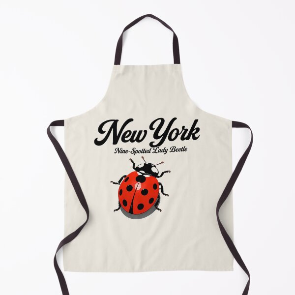 Item preview, New York Nine-Spotted Lady Beetle Retro Poster designed and sold by The-Drip-Studio.