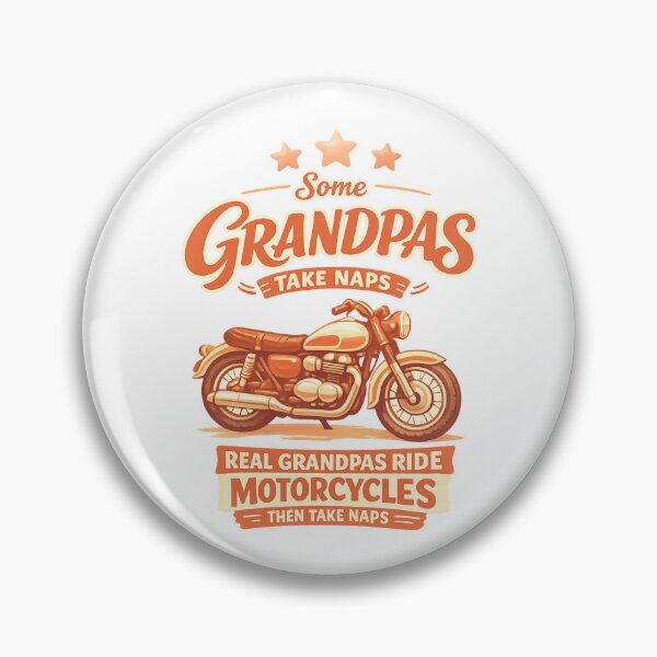 Item preview, Grandpas Motorcycle Rider designed and sold by LuveraxArt.