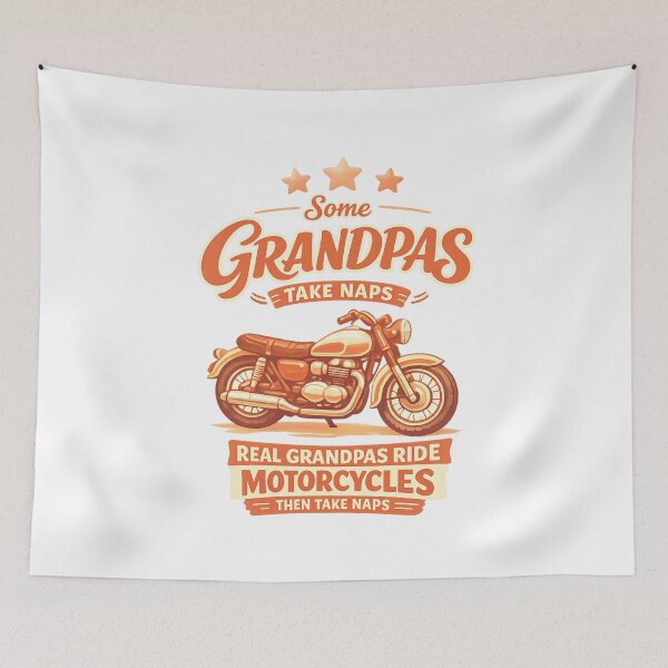 Item preview, Grandpas Motorcycle Rider designed and sold by LuveraxArt.