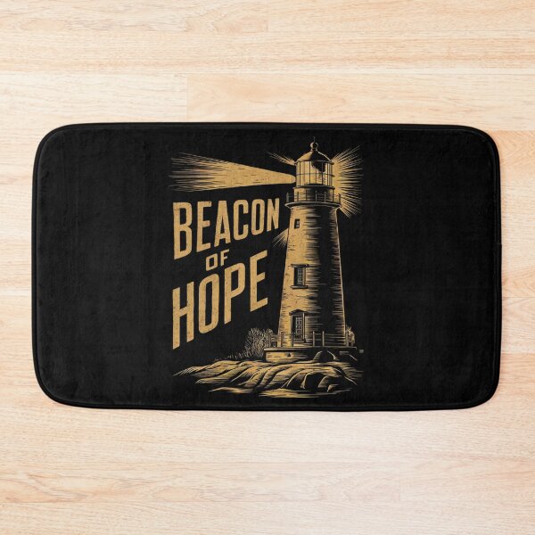 Item preview, Beacon of Hope Lighthouse Art - Inspirational Coastal Drawing designed and sold by StickerAndLove.