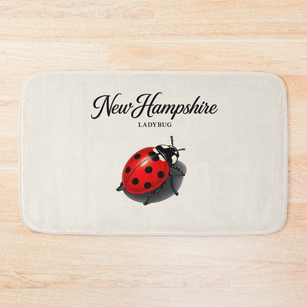 Item preview, New Hampshire Ladybug Retro Poster designed and sold by The-Drip-Studio.