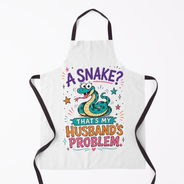 Item preview, A Snake That's My Husbands Problem Funny Wife Design designed and sold by Stick-Artistry.