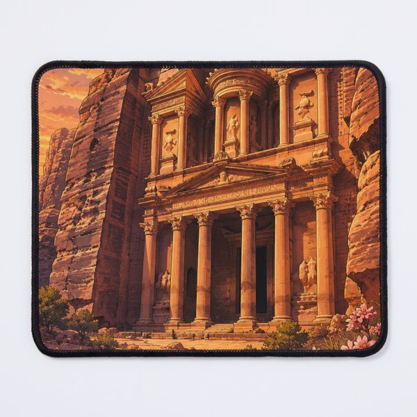 Item preview, Petra Jordan Retro Anime Travel Poster designed and sold by ElartedeNoel.