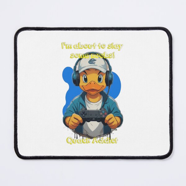 Item preview, Quack Addict Gamer Duck Video Game Pun designed and sold by Animalloveus.