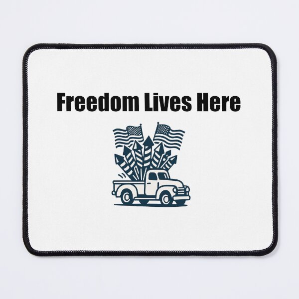 Item preview, Freedom Lives Here Patriotic American Spirit designed and sold by Dreamsartistry.