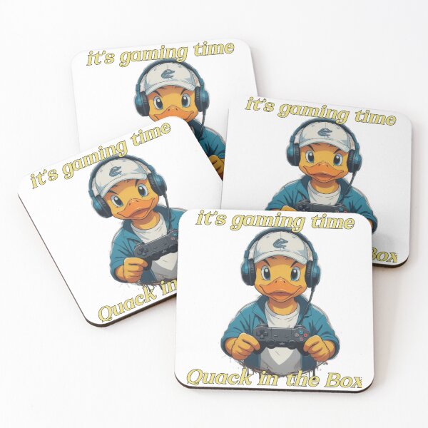 Item preview, Its Gaming Time Quack In The Box Funny Gamer Duck designed and sold by Animalloveus.