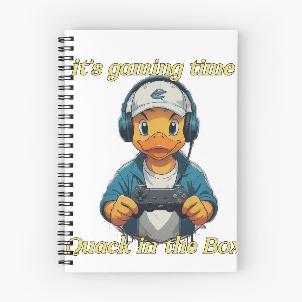Item preview, Its Gaming Time Quack In The Box Funny Gamer Duck designed and sold by Animalloveus.