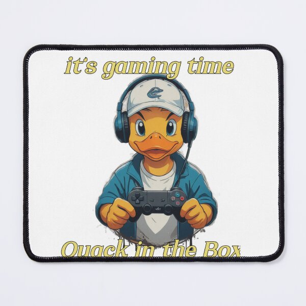 Item preview, Its Gaming Time Quack In The Box Funny Gamer Duck designed and sold by Animalloveus.