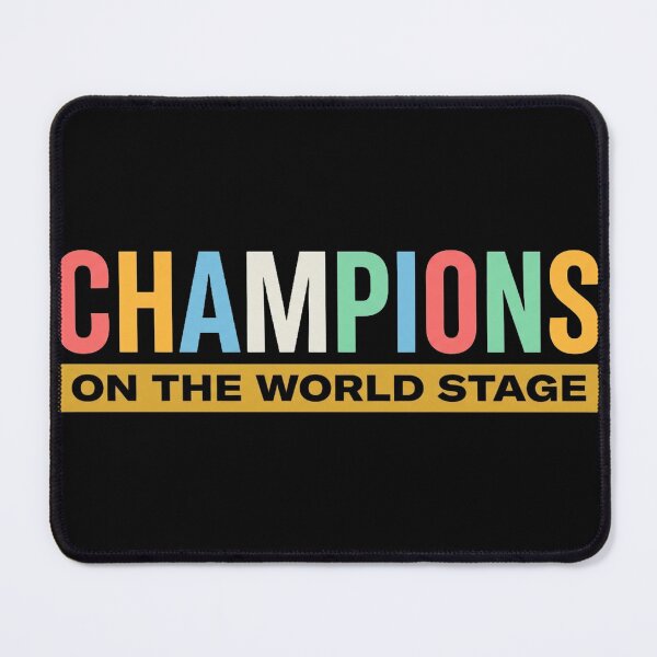 Item preview, Champions On The World Stage - Inspirational Global Graphic designed and sold by No Excuses .