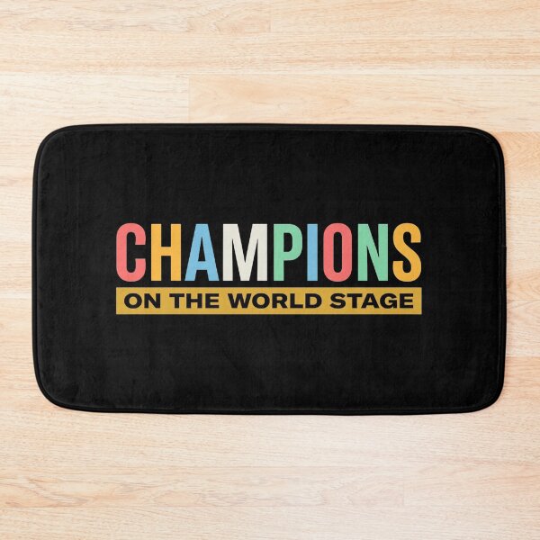 Item preview, Champions On The World Stage - Inspirational Global Graphic designed and sold by No Excuses .