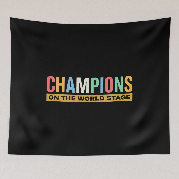 Item preview, Champions On The World Stage - Inspirational Global Graphic designed and sold by No Excuses .