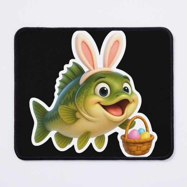 Item preview, Easter Bass Fish designed and sold by Sillytoe.