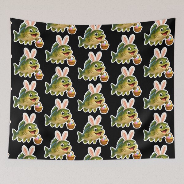 Item preview, Easter Bass Fish designed and sold by Sillytoe.