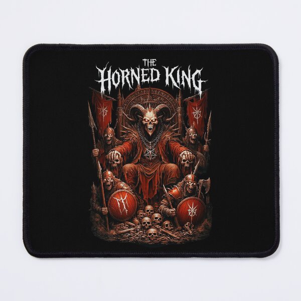 Item preview, The Horned King Dark Fantasy Gothic Metal Artwork designed and sold by DeimosArtIntl.