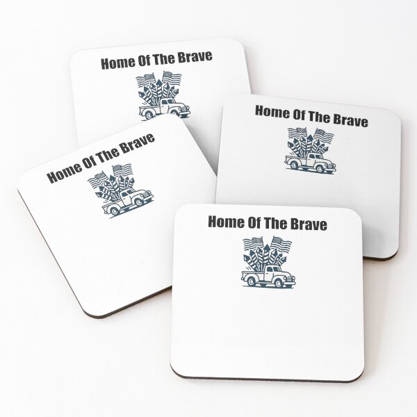 Item preview, Home Of The Brave Patriotic American Spirit Design designed and sold by Dreamsartistry.