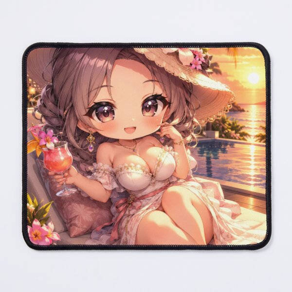 Item preview, Elegant Adult Chibi Beauty at Sunset Resort designed and sold by konkapo00.
