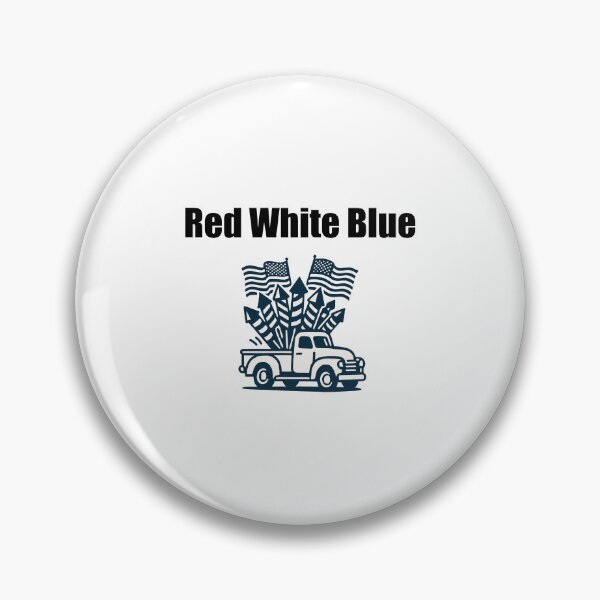 Item preview, Red White Blue American Flag Colors Patriotic Design designed and sold by Dreamsartistry.